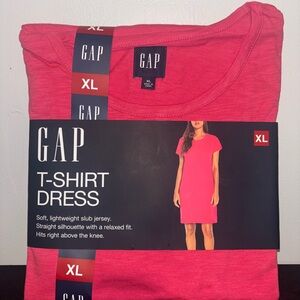 GAP Coral T-Shirt Dress